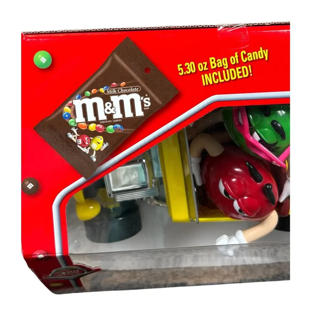 NIB Vintage M&M Dispenser Rebel Without A Clue Decorative Collectible Candy